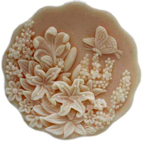 Moldes de silicona para jabón para hacer flores y mariposas, jaboneras, jaboneras, barritas, jabones hechos a mano (11205) - Arteztik
