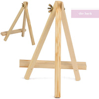 Caballete de trípode de madera de pino de 9 pulgadas con soporte ajustable para fotografía, caballete de pintura, para dibujar para niños - Arteztik
