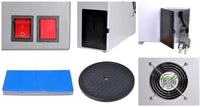 AW Kit portátil de pintura para aerógrafo con manguera de extensión de mesa giratoria potente ventilador para piezas de juguete modelo - Arteztik
