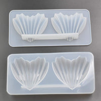 2 moldes de resina epoxi con forma de corazón para conchas de mar, 2.4 x 1.8 x 0.8 in, molde de silicona de fundición de resina – 4 cavidades - Arteztik
