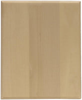 Placa rectangular de madera de tilo hueco de nogal, 6.0 x 8.0 in - Arteztik
