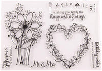 OBANGONG 5 piezas diferentes temáticas frases bonitos patrones de silicona transparente sellos para hacer tarjetas decoración y scrapbooking - Arteztik
