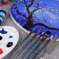 Artecho - Juego de pintura acrílica para arte, 18 colores, 2.0 fl oz, suministros básicos de pintura acrílica para madera, tela, manualidades, lienzo, cuero y piedra - Arteztik
