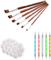 41 piezas Mandala Dotting Tools Set, Mandala Rocks Painting Kits incluyendo 16pcs Mandala Plantillas para Rocks Painting, Nail Dotting, Drawing y Drafting Art Supplies - Arteztik

