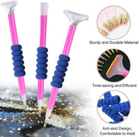 Inifus - Juego de 50 accesorios de pintura con diamantes 5D para bricolaje, con bandeja de plástico y pegamento, se aplica a taladros completos y pintura con diamantes 5D - Arteztik
