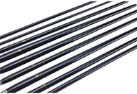 Marrywindix - Juego de 9 pinceles de acuarela de nailon, punta plana, color negro - Arteztik
