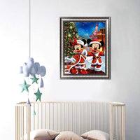 Kit de pintura de diamante 5D para adultos y niños, 16.0 x 12.0 in, redondo, para decoración de pared - Arteztik
