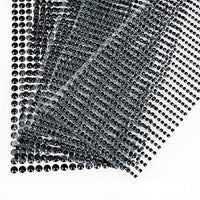 4098 pegatinas de diamantes de imitación, 5 hojas de 3/4/5/0.236 in, autoadhesivas, color negro, para manualidades, cuerpo, maquillaje de uñas, festival, carnaval (color negro mixto) - Arteztik
