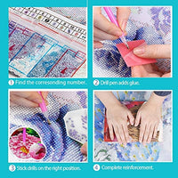 Un BAILIHUA 5D DIY Diamond Painting Animal, 5D Diamond Painting Elephant, Diamond Painting Kits para adultos y niños, Diamond Embroidery Arts Craft Canvas Supply for Home Wall Decor (12 x 16 pulgadas) - Arteztik
