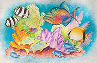 Color Swell - Pintura acuarela a granel, 18 unidades con cepillos de madera, 8 colores de agua lavables, ideal para familias, niños, adultos, fiestas, aulas - Arteztik
