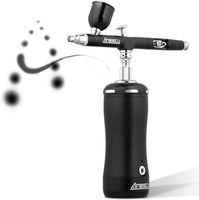 Anesty Kit de aerógrafo automático inalámbrico, kit de aerógrafo portátil con compresor para maquillaje, decoración de tartas, barbería, modelo de pintura, pintura de uñas - Arteztik
