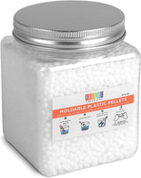 Cuentas termoplásticas moldeables, pellets blancos para manualidades (10.5 oz) - Arteztik
