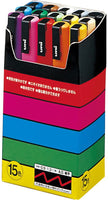 Uni-Posca PC-3M15C - Rotuladores de punta fina (15 unidades) - Arteztik
