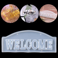 Thanksky - Moldes de resina de cristal, diseño único con letras de cristal, para decoración de interiores, decoración del hogar, arte de pared, para colgar en la pared (mezcla) - Arteztik
