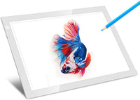 LITENERGY - Caja de luz LED de seguimiento A4 portátil, ultrafina, ajustable, USB, para dibujo de tatuajes, streaming, bocetos, animación, estenciling - Arteztik
