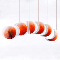 Iriisy - Moldes de resina con forma de luna llena y 3 unidades de pegatinas para moldes epoxi de silicona Crescent - Arteztik
