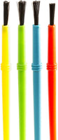 Darice Kid's (24 piezas) – Surtido de 4 colores, perfecto para manos pequeñas – Viene en una bolsa reutilizable para un fácil almacenamiento – Brochas de pintura resistentes al cobertizo - Arteztik
