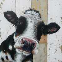 Kit de pintura de diamante cuadrada para bricolaje, kit de números, diseño de vaca de leche, bordado de diamantes de imitación, suministros de arte de punto de cruz, decoración de pared de lona - Arteztik
