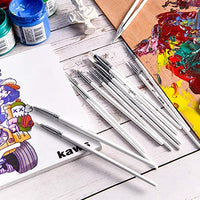 Juego de 5 pinceles de pintura de micro detalles, pinceles de pintura en miniatura para pintura, acrílico, miniatura, para acuarela, aceite - Arteztik
