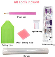 Kit de pintura de diamante 5D para adultos, con diamantes completos, planetas en el espacio, tamaño grande de 15.7 x 11.8 in - Arteztik
