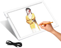 DONPODER 2G A4 caja de luz para trazado y dibujo con marco resistente Duarable, almohadilla de luz regulable para pintura de diamante, cuadro de luz, cuadro de luz para dibujar animación Stencilling - Arteztik
