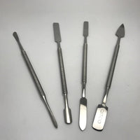 QITOO 4pcs Stainless Steel Wax Clay Sculpting kit Carving Tools Spatula Chisel Halloween Model Make Home DIY Tools - Arteztik
