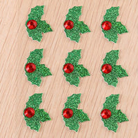 Amosfun - 5 hojas de pegatinas decorativas para Navidad, color verde y rojo - Arteztik
