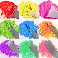 Juego de 14 cuchillos de paleta de acero inoxidable con espátula, accesorios de arte profesional con mango de madera para pintura de aceite o acrílico y mezcla de colores - Arteztik
