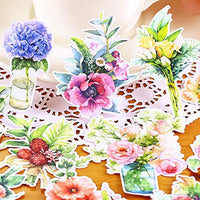 Ramo de flores de acuarela DIY planificador pegatinas calcomanías, suministros decorativos para adornos, arte adhesivo regalo para diario, diario, cuaderno, cartas, calendario, tarjeta y sobre. - Arteztik
