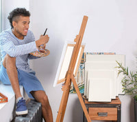 Madisi - Lienzo precortado para pintar, 6 x 6, 8 x 8, 10 x 10, 12 x 12 (8 de cada uno), 32 unidades - Arteztik
