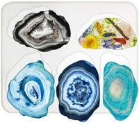 Lkjf - Molde de silicona epoxi para posavasos, hecho a mano, ágata UV, epoxi - Arteztik
