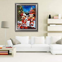 Kit de pintura de diamante 5D para adultos y niños, 16.0 x 12.0 in, redondo, para decoración de pared - Arteztik
