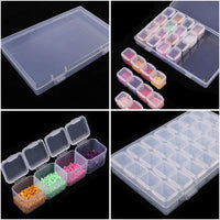Kits de pintura de diamante 5D y accesorios con herramientas de fijación de pintura de diamante y 2 paquetes de 28 rejillas cajas de almacenamiento de diamante - Arteztik
