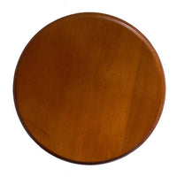 Luna Bean - Base de madera para plataforma, acabado semibrillante, para kits de fundición, placa de madera maciza, circular redonda de 6.0 in - Arteztik
