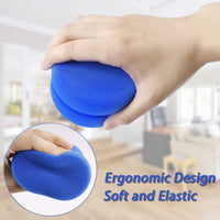ATROPOS 8 Pieces Paint Sponges, Double Layer Circular Painting Sponge Applicator, Reusable and Washable, Perfect for Tire Detailing,Painting, Craft, Kitchen Cleaning - Arteztik
