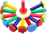 Kuqqi - 12 esponjas de goma EVA surtidas para pintar, estampar y pintar - Arteztik
