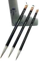 easyou HU Pincel chino del cepillo para polvo para colorear pintura y práctica de caligrafía jjby L + M + S - Arteztik
