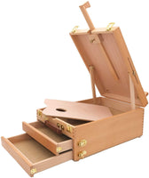 Juego de pintura acrílica prémium de 70 piezas de Meeden, caja de caballete de madera de haya maciza, juego de pintura acrílica de 48 × 0.7 fl oz y todos los suministros adicionales, kit de herramientas de pintura para artistas principiantes, estudiantes - Arteztik
