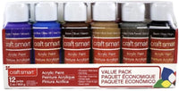 Craft Smart - Pintura acrílica (12 unidades) - Arteztik
