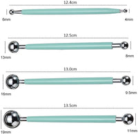 Mandala Dotting Tools – 30 herramientas de pintura para uñas con plantilla de mandala, kit de plantilla, lápiz capacitivo, pintura de lienzo, rocas, manualidades, suministros artísticos, bolsa de almacenamiento gratuita - Arteztik
