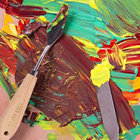 CONDA herramientas de pintura para cuchillos de paleta, mango de madera para cuchillos de metal - Arteztik

