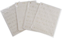 YUEAON 12 plantillas de letras y números para letras A5 Bullet Journal Suministros Scrapbooking Pintura Dibujo Artesanía -5 × 7 pulgadas - Arteztik
