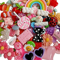Chenkou Craft botones de base plana en resina para bricolaje de estrás, en surtido de Pascua, muchos, 50 unidades, para colección de recortes - Arteztik

