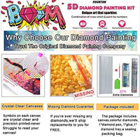 5D DIY Diamond Painting Kits for Adults 30x40cm, Full Square Drill Diamond Crystal Rhinestone Embroidery Cross Stitch Pictures Arts Craft for Home Wall Decor Gift Dancer Girl - Arteztik
