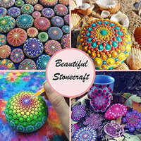 Juego de 32 herramientas de punteado de mandala, kit de plantillas de punteado de pintura de mandala de Ofilon, bolígrafo y lápiz capacitivo, herramientas de arte para pintar rocas, arcilla de cerámica, manualidades, colorear, dibujo, pintura de uñas. - Arteztik

