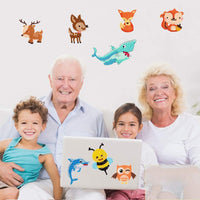 39Pcs 5D Diamond Painting Stickers Kits for Kids, Creatiee DIY Art Craft Animal & Sea World Painting with Diamonds, Paint by Numbers Diamonds for Children Adult Beginners - Funny & Colorful - Arteztik
