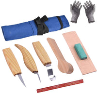 Juego de herramientas de tallado de madera/juego de cuchillos de gancho de tallado de madera para principiantes kit de bricolaje - Arteztik
