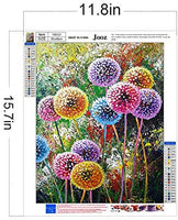 Kit de pintura de diamante 5D para adultos y niños, broca completa, redonda, con diamantes de imitación, arte abstracto, pintura al óleo, perfecto para decoración de la pared del hogar, regalo (12 x 16 pulgadas) - Arteztik
