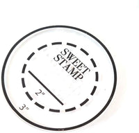 AmyCakes Sweet Stamp - Sello redondo para pasteles y cupcakes - Arteztik
