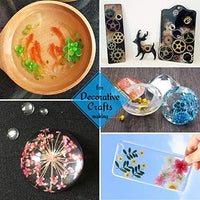 Kit de resina epoxi de 8.1 fl oz de resina epoxi transparente para fundición y recubrimiento, fácil mezcla 1:1 relación transparente 2 partes resina para mesa, joyería, vaso, pintura y decoración de manualidades - Arteztik
